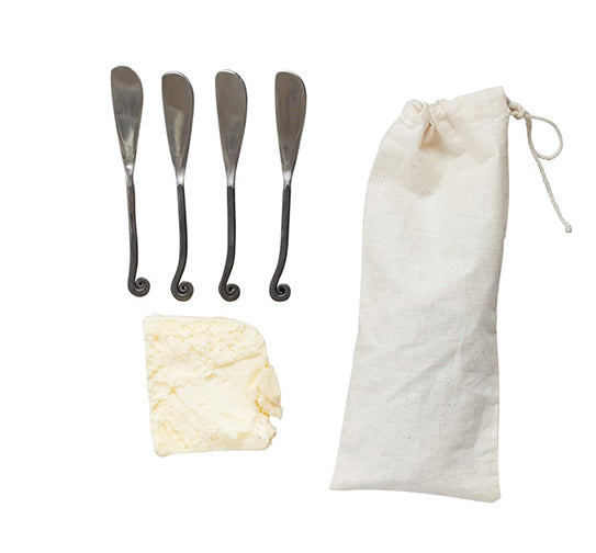 Hand-Forged Canape Knives