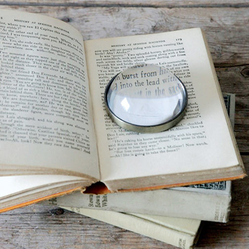 Paperweight/Magnifying Glass