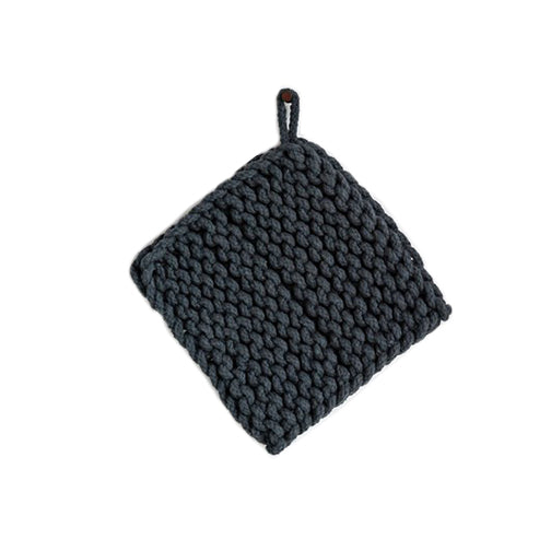 Rich Tones Square Cotton Crocheted Pot Holder
