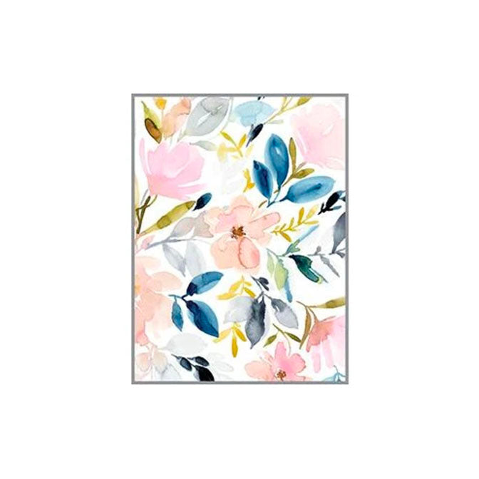 Soft Peach Flowers Enclosure Card