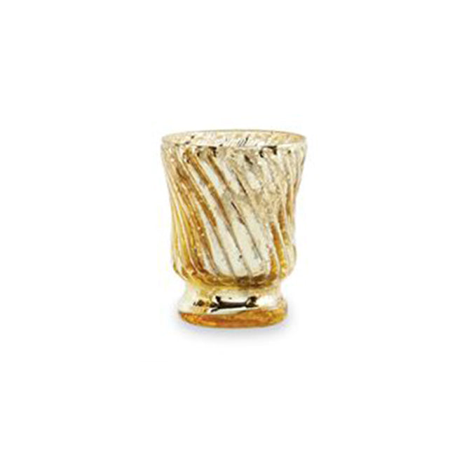 Gold Pedestal Mercury Votive