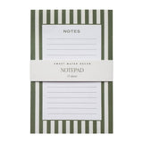 Striped Notepad - Stationery & Office Accessories