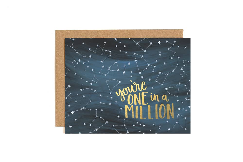 One In A Million Love Friendship Greeting Card