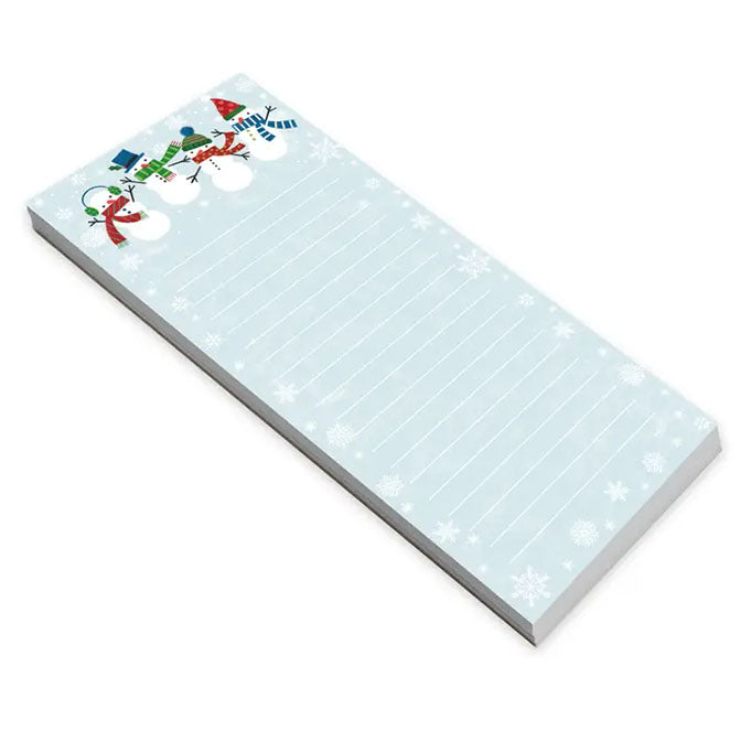 4 Snowmen List Pad