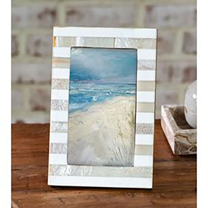 4x6 Beige Stripe Frame