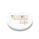 Teacher Life, Ceramic Coaster, Classroom Decor, Teacher Gift
