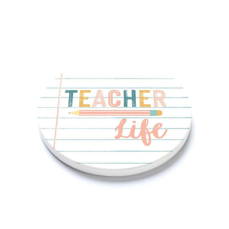 Teacher Life, Ceramic Coaster, Classroom Decor, Teacher Gift