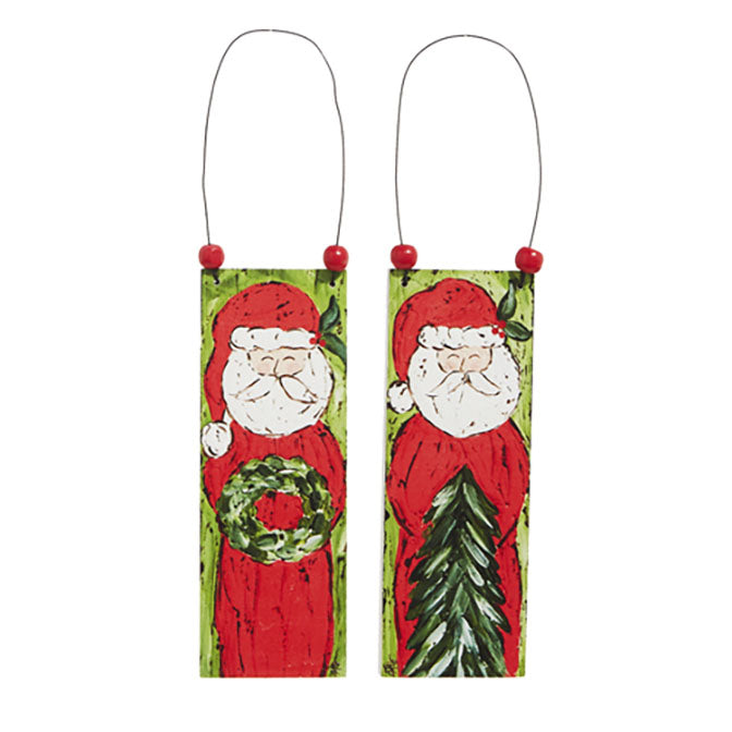 6" Santa Claus Wooden Ornament