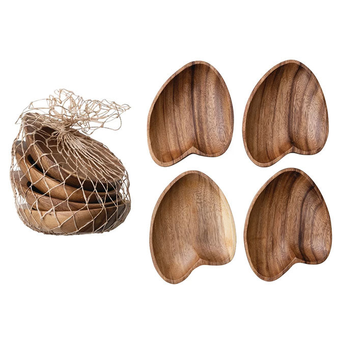 Acacia Wood Bowls, Natural
