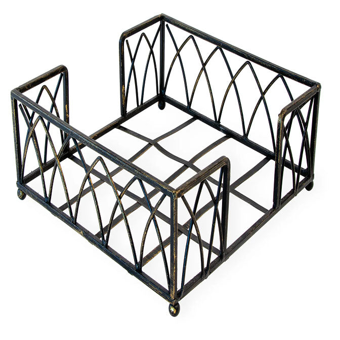 Arch Lunch Caddy Antique Brass