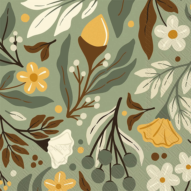 Autumn Acorn Lunch Napkin
