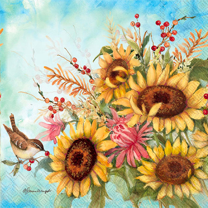 Autumn Collage Napkin