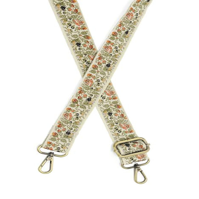 Autumnal Florals Guitar Strap