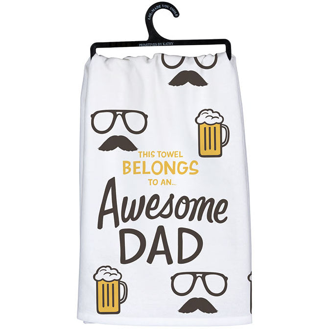 Awesome Dad Kitchen Towel