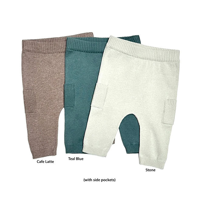 Baby Side Pocket Sweater Knit Pants FW23 - Organic