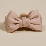 Satin Bow Claw Clip