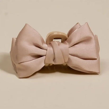 Satin Bow Claw Clip