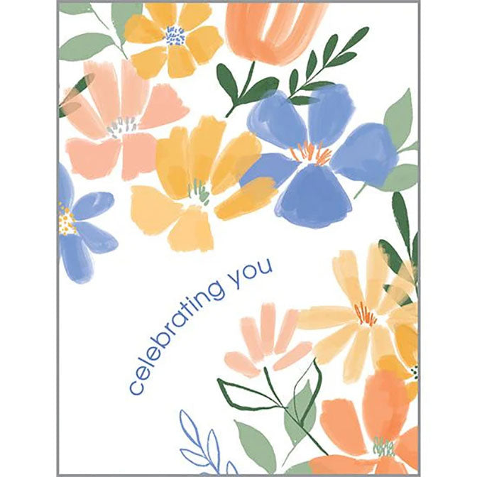Birthday card - Charming Flowers