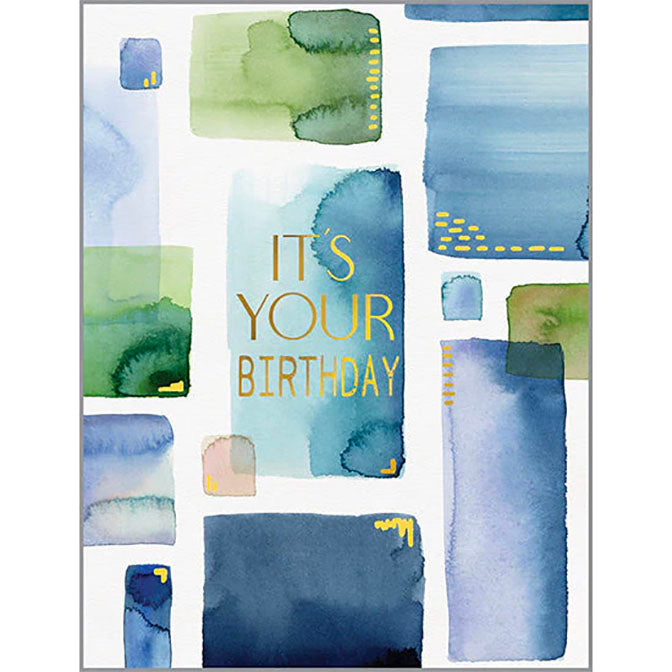 Birthday card - Rectangles