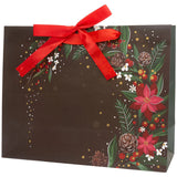 Black Christmas Floral Bag