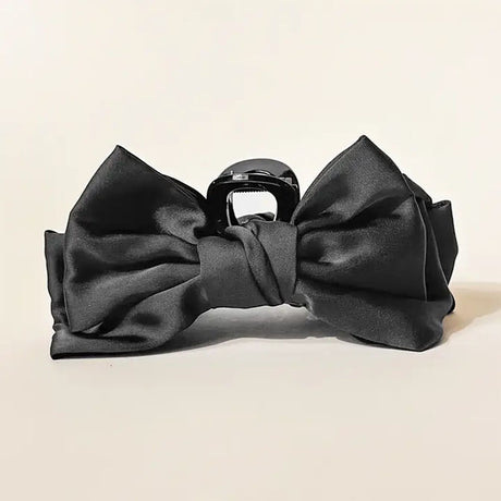 Satin Bow Claw Clip