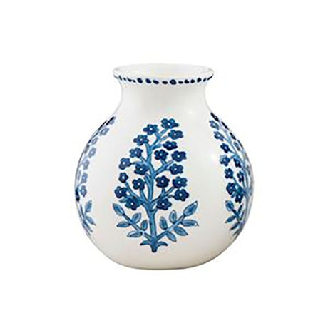 Block Print Flower Vase