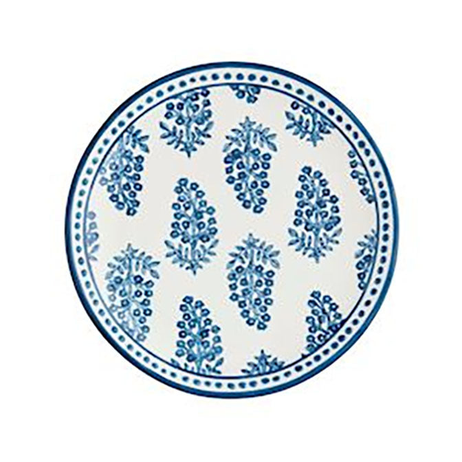 Blue Print Salad Plate