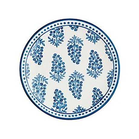 Blue Print Salad Plate