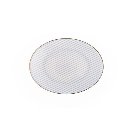 Stripe Appetizer Plate