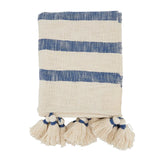 Stripe Tassel Throw