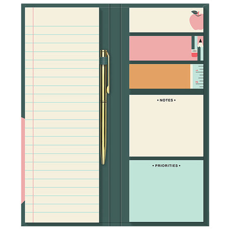 Book Smarts Pink Apple Note-Folio