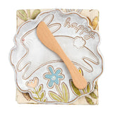 Bunny Appetizer Plate Set