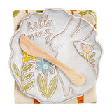 Bunny Appetizer Plate Set
