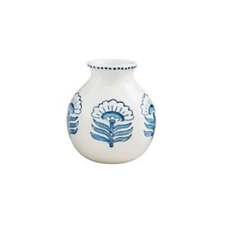 Block Print Flower Vase