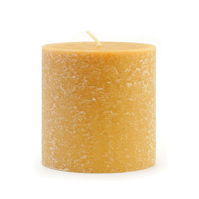 Butterscotch 3x3 Unscented Pillar Candle