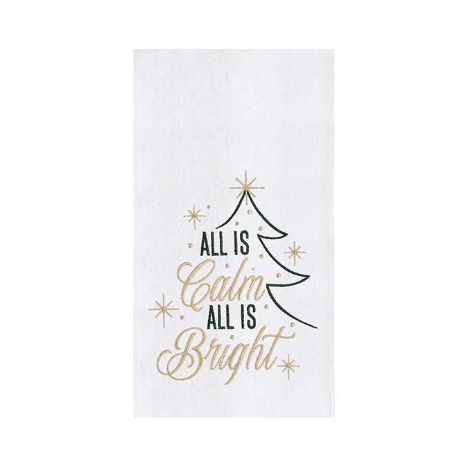 Calm & Bright Christmas Tree Kitchen Towel