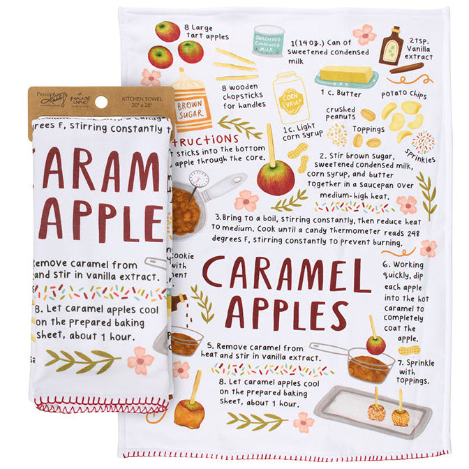 Caramel Apples Kitchen Towel
