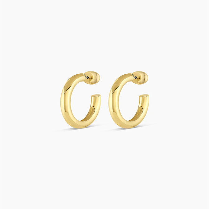 Carter Small Hoops-Gold