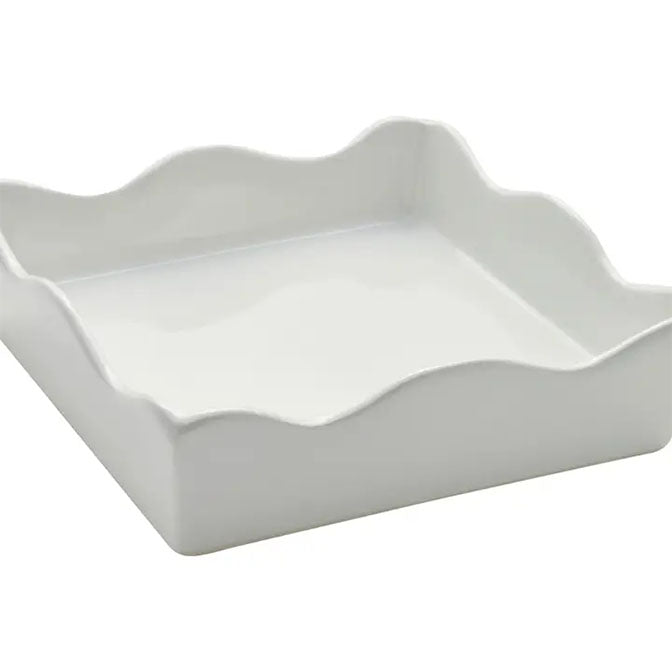 Ceramic Cocktail Towel Napkin Tray