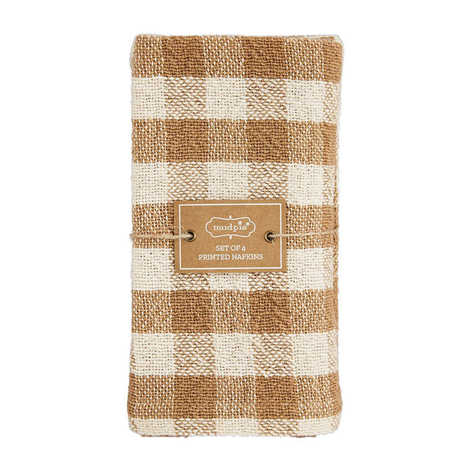 Check Napkin Set