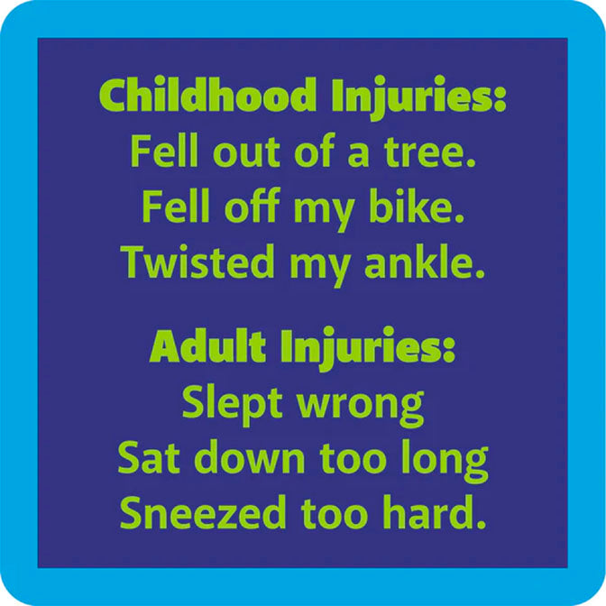 Childhood Injuries Coaster