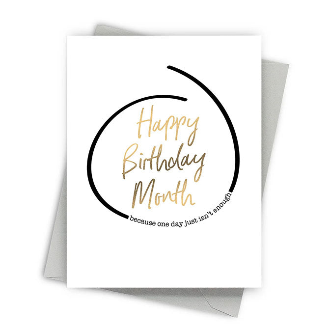 Circled Birthday Card
