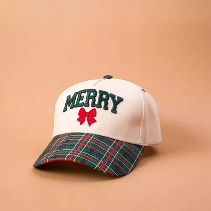 Classic Christmas Canvas Hat