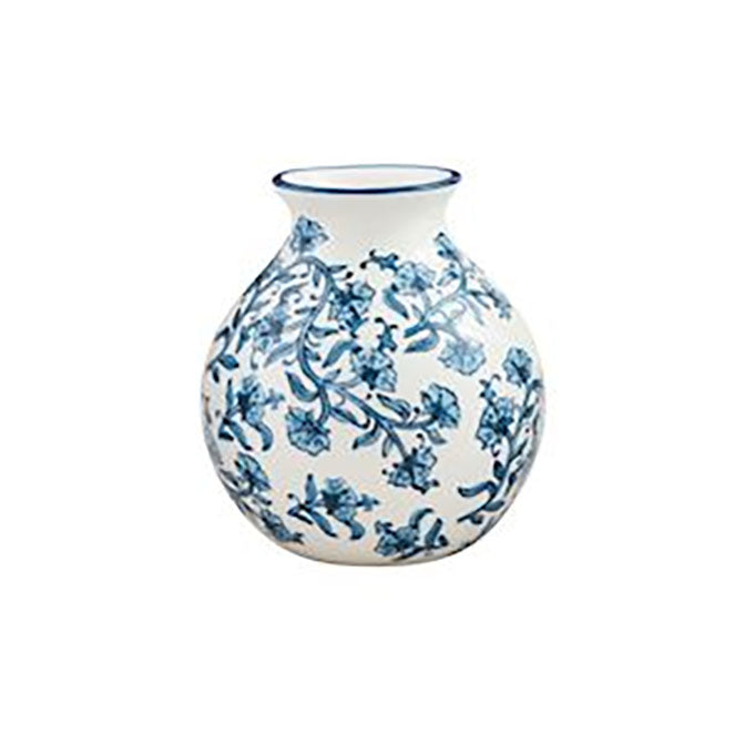 Block Print Flower Vase