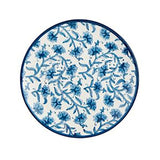 Blue Print Salad Plate