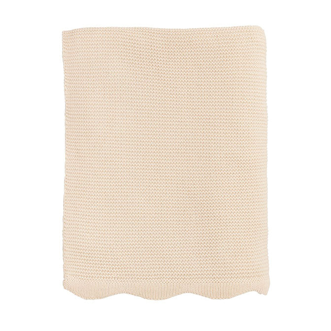 Scalloped Throw Blanket