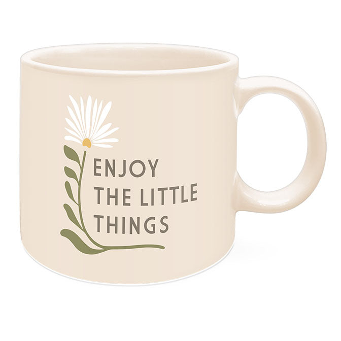 Flower Market Daisy Quote Mug
