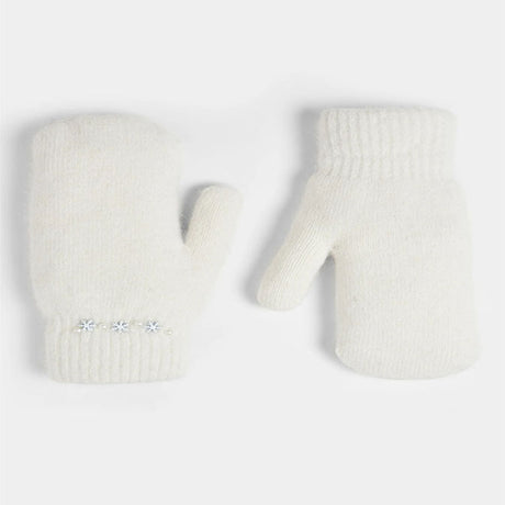 Darling Snowflake Embellished Mittens