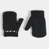 Darling Snowflake Embellished Mittens