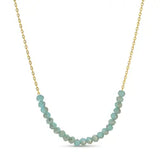 Delicate Crystal Accented Necklace